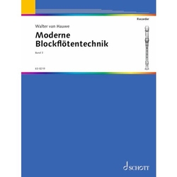 Walter van Hauwe Moderne Blockflötentechnik