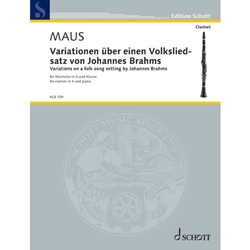 Frank Maus Variationen über einen Volksliedsatz von Johannes Brahms