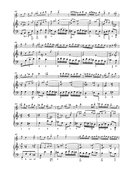 Danican-Philidor, Anne Sonate für Altblockflöte (Querflöte, Oboe) und Basso continuo d-Moll