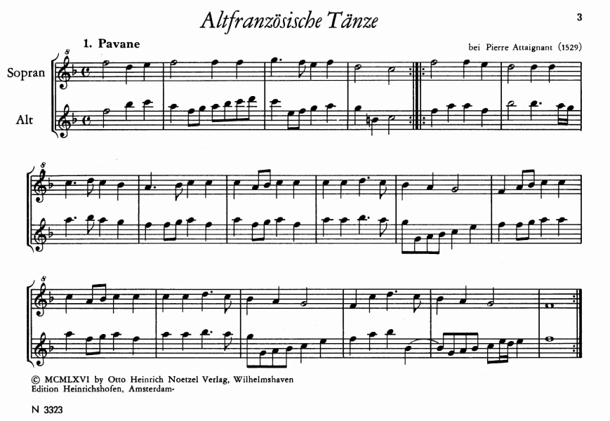 Altfranzösische Tänze