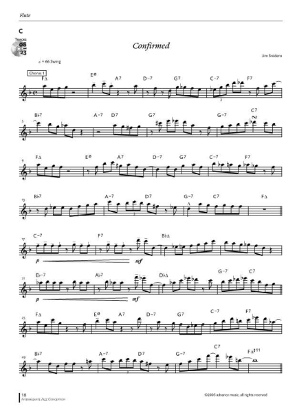 Jim Snidero Intermediate Jazz Conception Flute