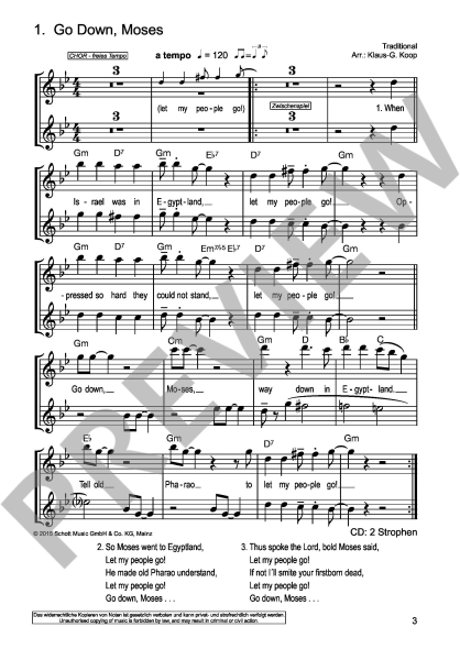 Die schönsten Spirituals & Gospels