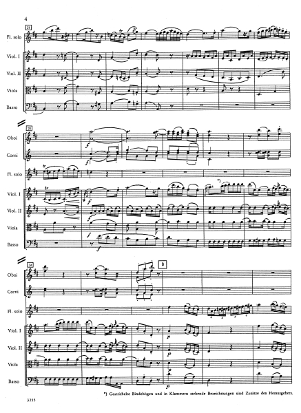 Wolfgang Amadeus Mozart Rondo D-Dur für Flöte und Orchester