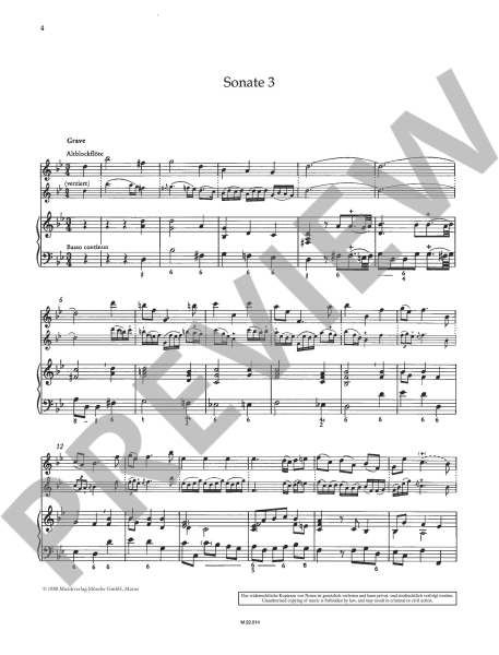 Telemann, Georg Philipp Methodische Sonaten