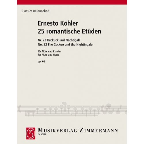 Köhler, Ernesto  25 romantische Etüden