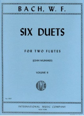 Bach, Wilhelm Friedemann Six Duets: Volume II