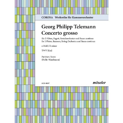 Georg Philipp Telemann Concerto grosso e-Moll