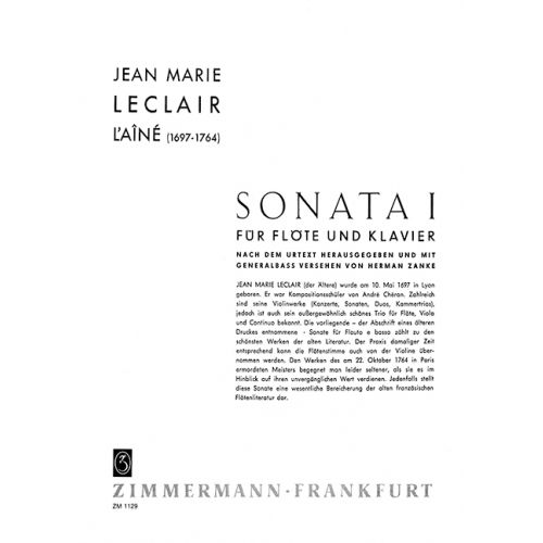 Leclair, Jean-Marie Sonata I e-Moll