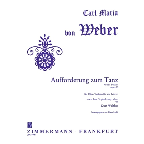 Weber, Carl Maria von Aufforderung zum Tanz