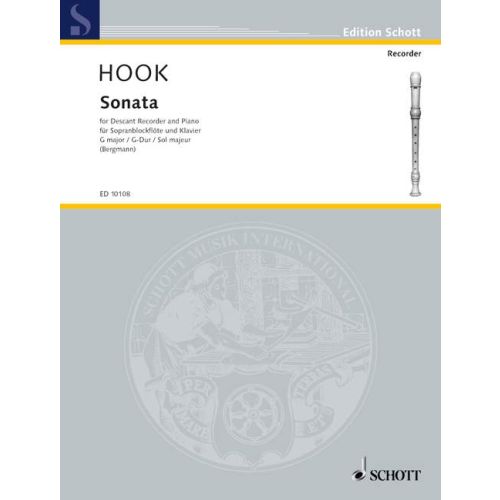 James Hook Sonate G-Dur