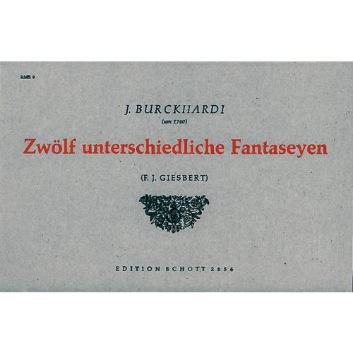 Johann Burckhardi  12 unterschiedliche Fantaseyen