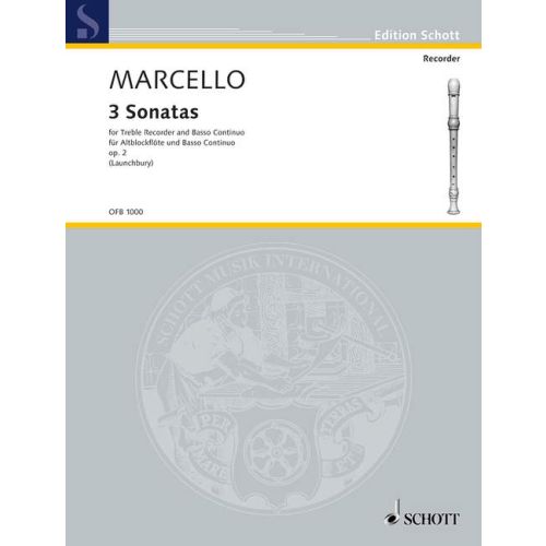Benedetto Marcello 3 Sonaten