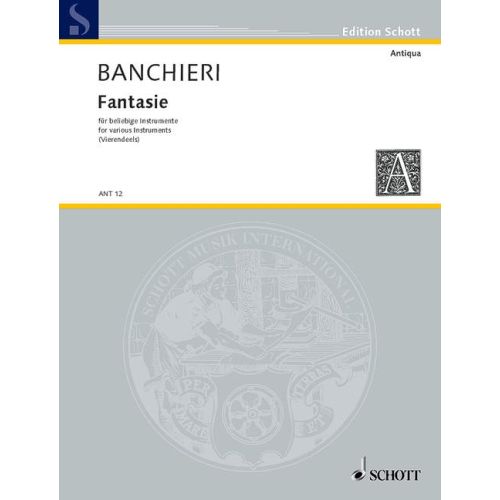 Adriano Banchieri Fantasie overo canzoni alla francese