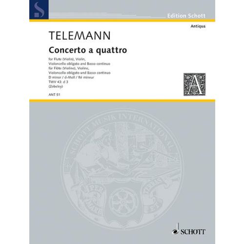 Georg Philipp Telemann Concerto a quattro