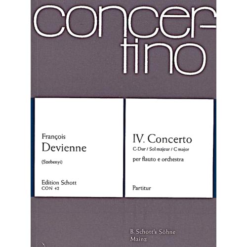 François Devienne Concerto Nr. 4 G-Dur