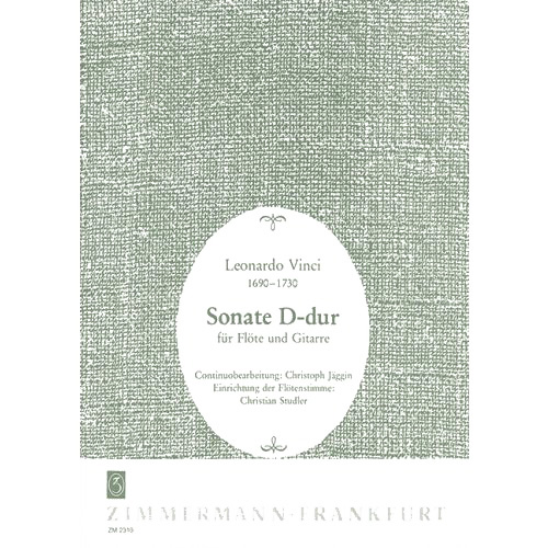 Vinci, Leonardo Sonate D-Dur