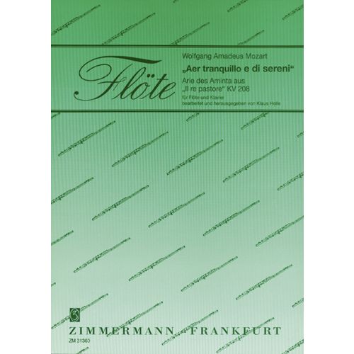 Mozart, Wolfgang Amadeus Aer tranquillo e di sereni