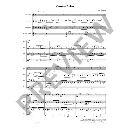 Coen Wolfgram Klezmer Suite