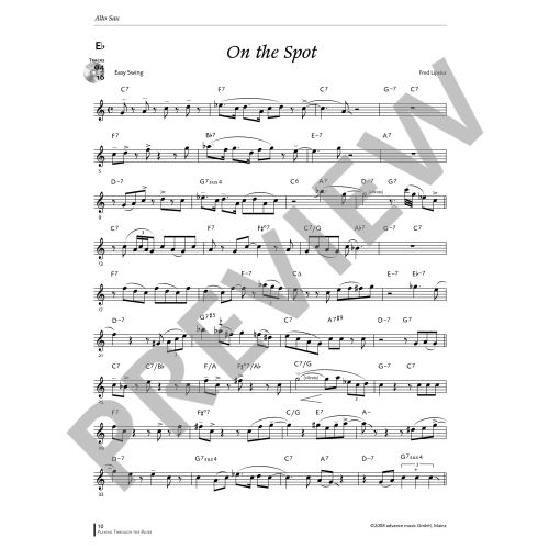Fred Lipsius Playing Through The Blues - Alto Sax