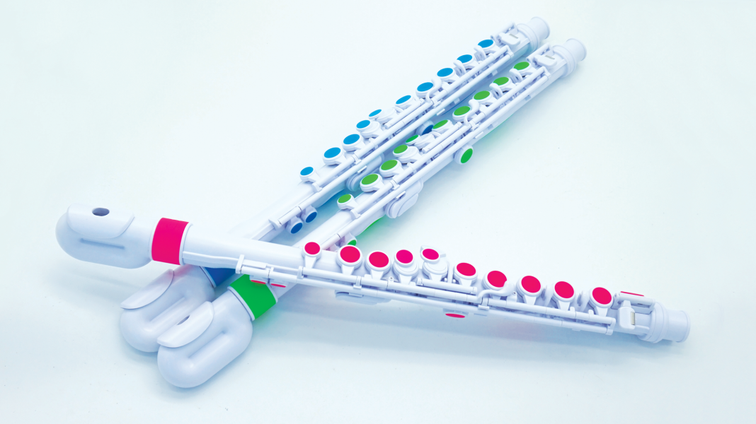 NUVO jFlute 2.0, weiß-blau