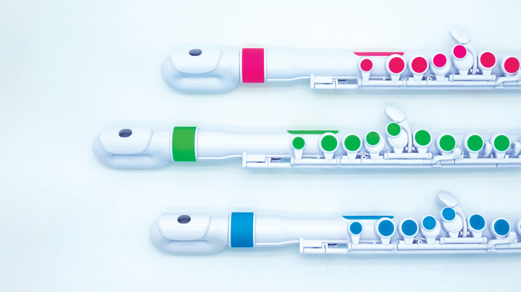 NUVO jFlute 2.0, weiß-blau