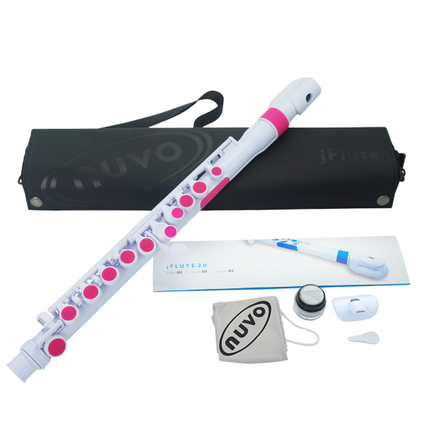 NUVO jFlute 2.0, weiß-pink