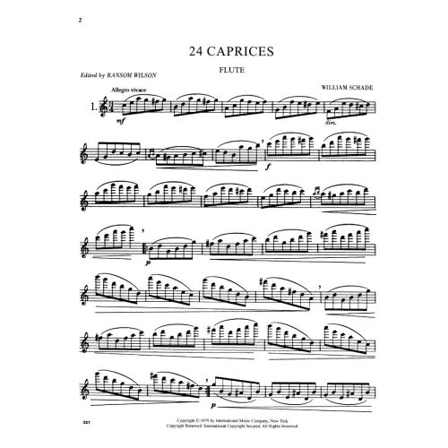 Schade, William 24 Caprices