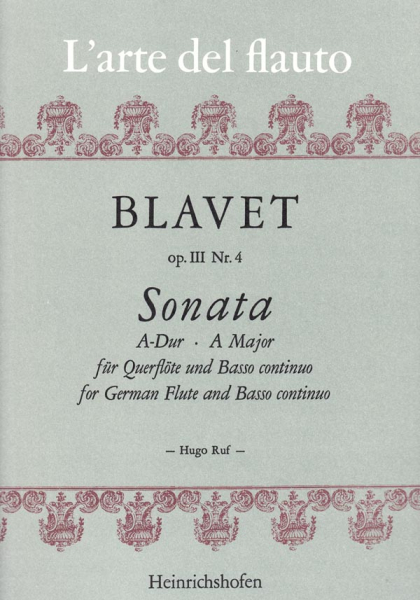 Michel Blavet Sonata A-Dur