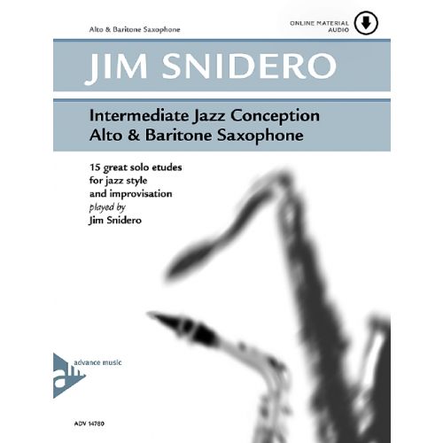 Jim Snidero Intermediate Jazz Conception Alto & Baritone Saxophone