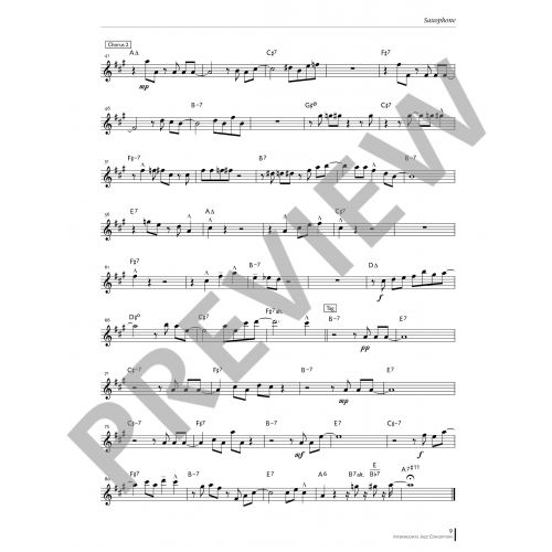 Jim Snidero Intermediate Jazz Conception Alto & Baritone Saxophone