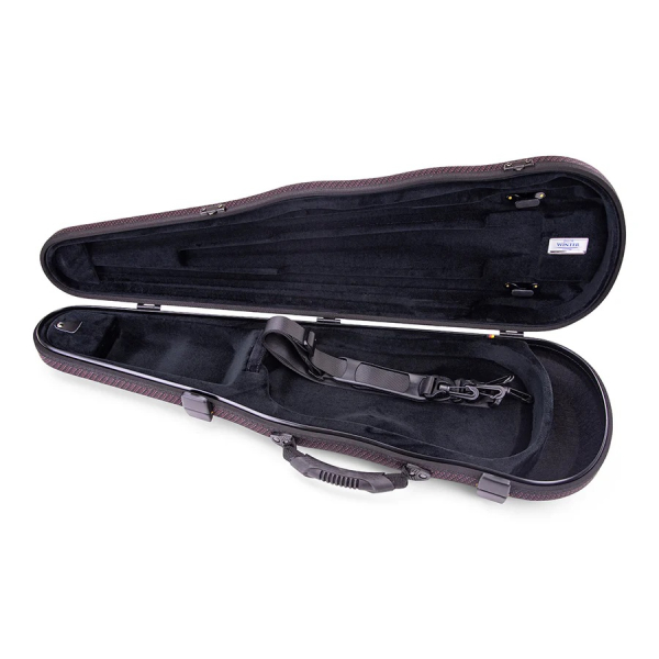 Jakob Winter Violin Case Greenline JW-52017-4/4-CAR Carbon červená