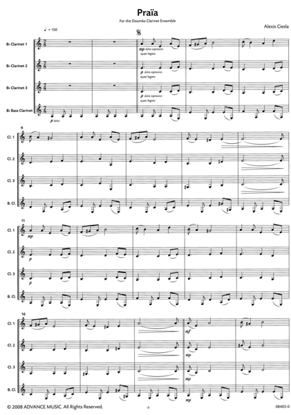 Ed Harlow 7 Duets for Clarinet