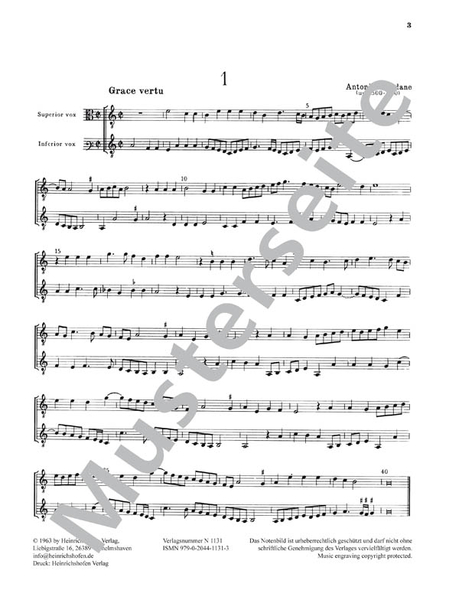 Georg Rhaw Bicinia gallica et latina 1545, Band 2